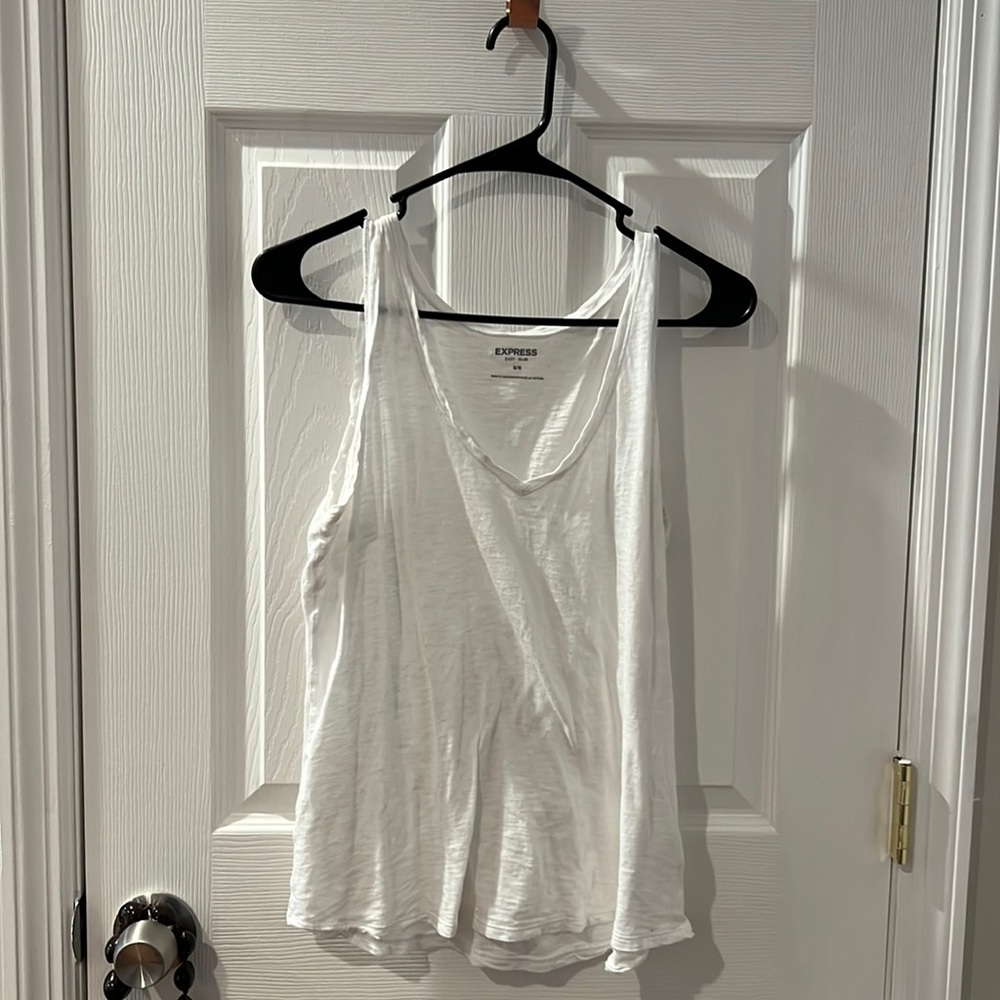 Express White Tank